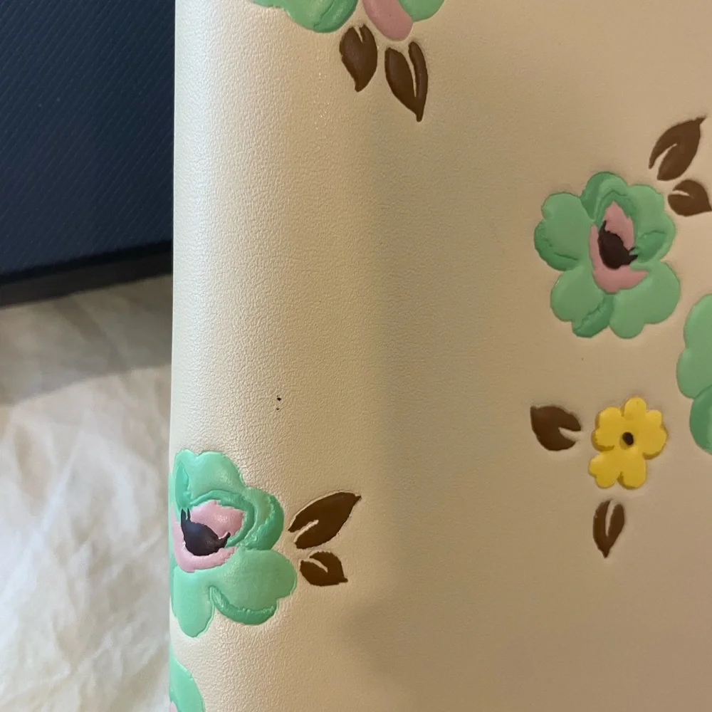Coach Floral Leather Notebook Cover - Picture 3 of 7